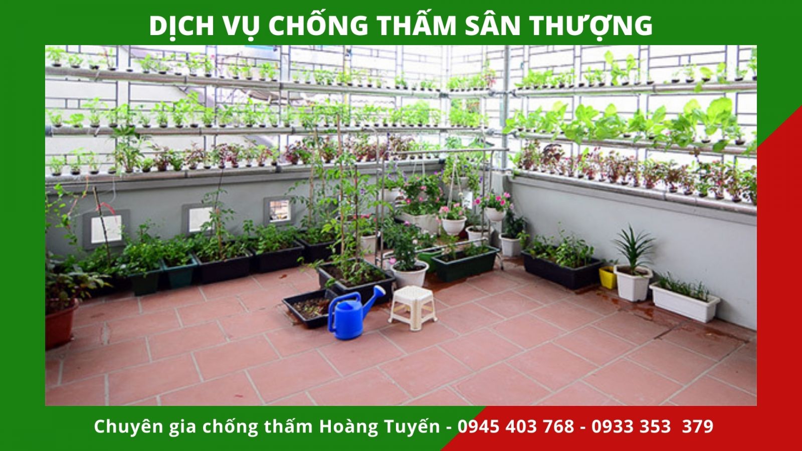 thi công chống thấm sân thượng