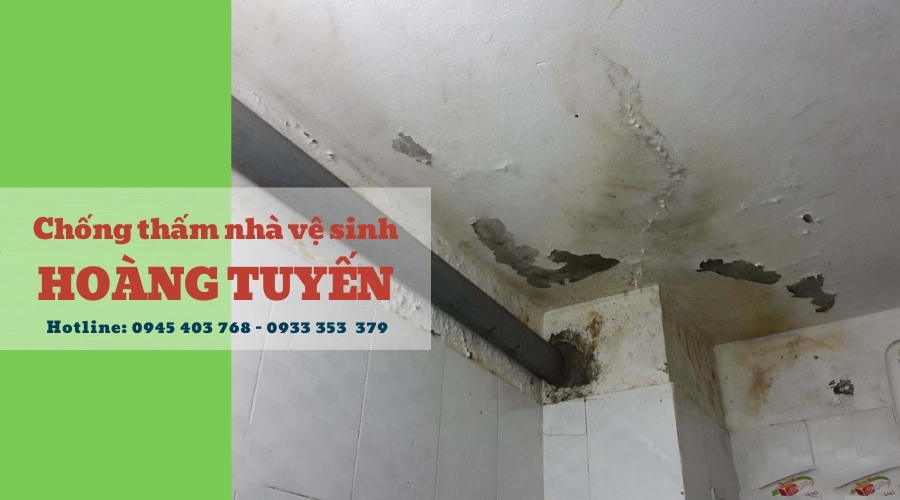 hậu quả khi không chống thấm wc