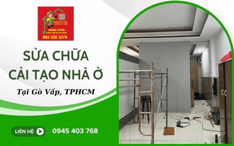 thợ sơn sửa, cải tạo nhà ở Gò Vấp
