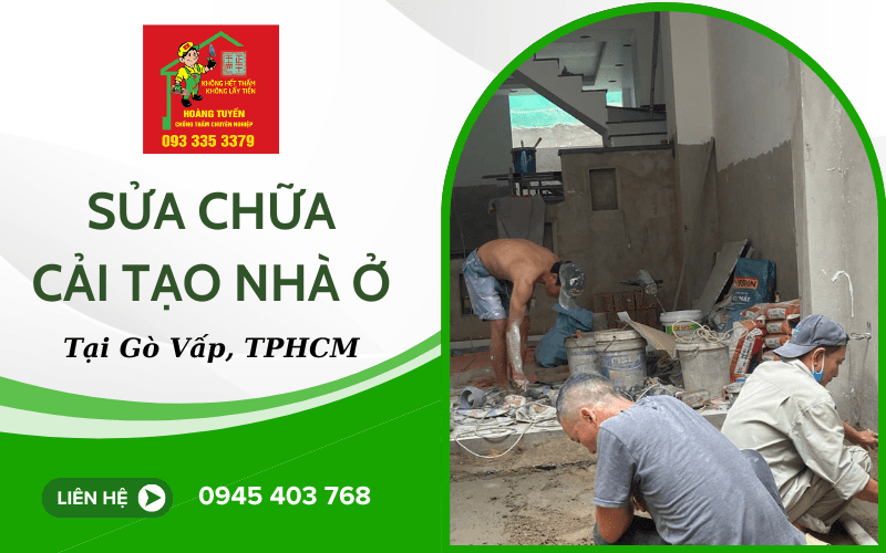thợ sơn sửa, cải tạo nhà ở Gò Vấp