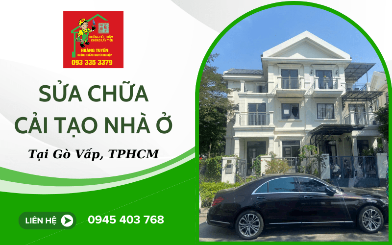 thợ sơn sửa, cải tạo nhà ở Gò Vấp