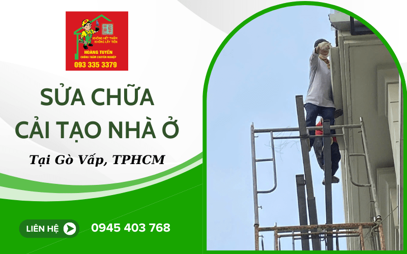 thợ sơn sửa, cải tạo nhà ở Gò Vấp