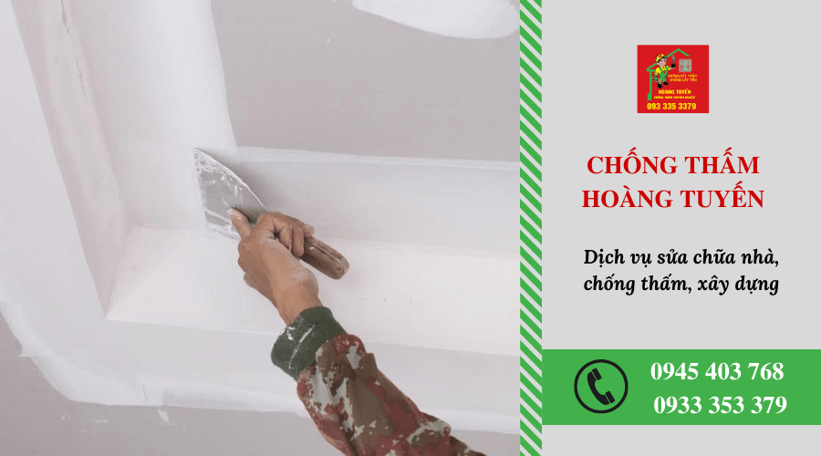 trần nhà bị nứt