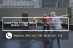 Xóa tan ngay nỗi lo thấm dột mùa mưa với dịch vụ chống thấm dột Hoàng Tuyến
