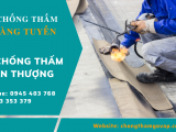 Dịch vụ chống thấm sân thượng giá rẻ Hoàng Tuyến TP.HCM  | Chuyên nghiệp - Nhanh chóng - Hiệu quả