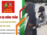 Dịch vụ chống thấm chuyên nghiệp Hoàng Tuyến - Xử lý triệt để 100%