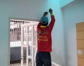 Chống thâm tường, nhà ở Hoàng Tuyến